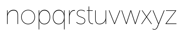 Museo Sans Display ExtraLight Font LOWERCASE