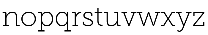 Museo Slab 100 Font LOWERCASE