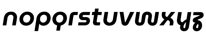 Museomoderno Semibold Italic Font LOWERCASE