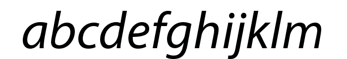 Myriad Devanagari Italic Font LOWERCASE