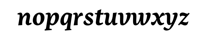 Nassim Latin Bold Italic Font LOWERCASE