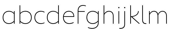 Natom Pro Light Italic Font LOWERCASE