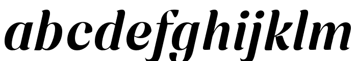 Nave Bold Italic Font LOWERCASE