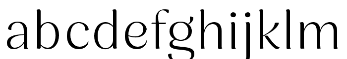 Nave Light Font LOWERCASE