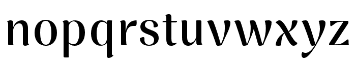 Nave Medium Font LOWERCASE