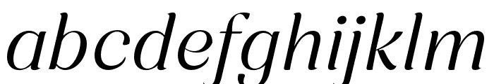 Nave Regular Italic Font LOWERCASE