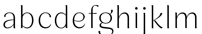 Nave Thin Font LOWERCASE