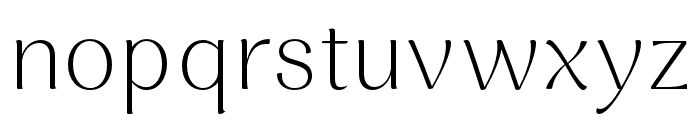 Nave Thin Font LOWERCASE