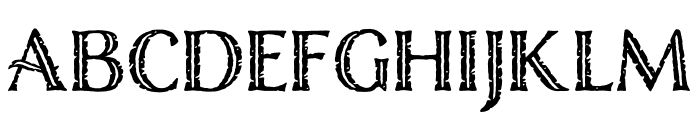 Nelson Rugged Regular Font LOWERCASE
