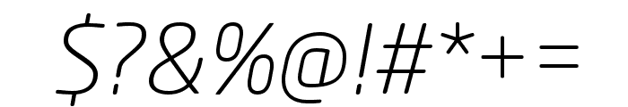 Neo Sans W1G Light Italic Font OTHER CHARS