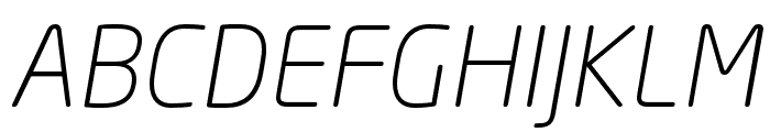 Neo Sans W1G Light Italic Font UPPERCASE