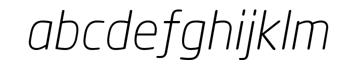 Neo Sans W1G Light Italic Font LOWERCASE