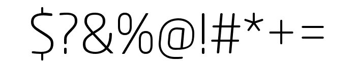 Neo Sans W1G Light Font OTHER CHARS