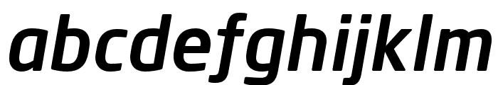 Neo Sans W1G Medium Italic Font LOWERCASE