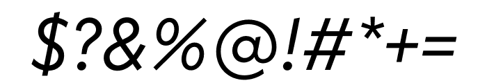 Neue Kabel Italic Font OTHER CHARS