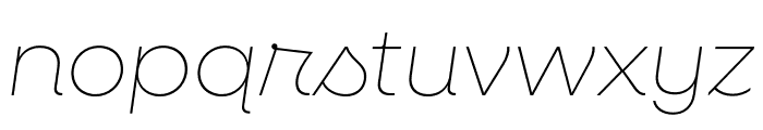 Neulis Cursive Hairline Italic Font LOWERCASE