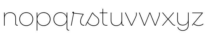 Neulis Cursive Thin Font LOWERCASE