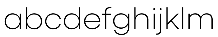 Neulis Sans Extra Light Font LOWERCASE