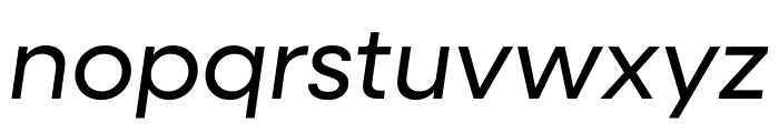 Neulis Sans Italic Font LOWERCASE