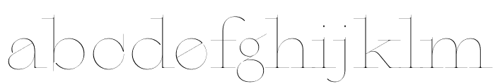 Neumond Regular Font LOWERCASE