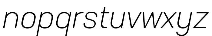 Neusa Next Std Compact Light Italic Font LOWERCASE