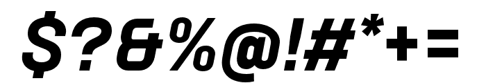 Neusa Next Std Condensed Bold Italic Font OTHER CHARS