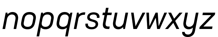 Neusa Next Std Condensed Italic Font LOWERCASE