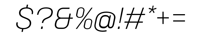 Neusa Next Std Light Italic Font OTHER CHARS