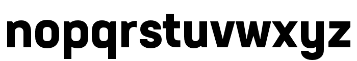 Neusa Next Std Wide Bold Font LOWERCASE
