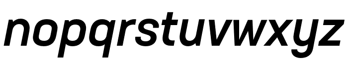Neusa Next Std Wide Medium Italic Font LOWERCASE