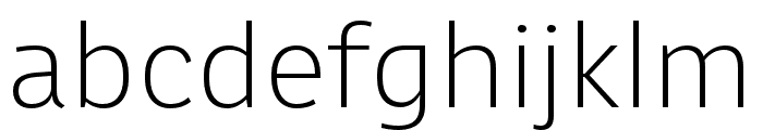 Neutronic Compressed Extralight Font LOWERCASE