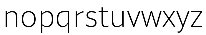 Neutronic Compressed Extralight Font LOWERCASE