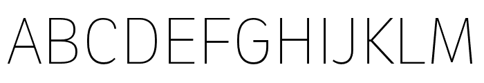 Neutronic Compressed Thin Font UPPERCASE