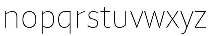 Neutronic Compressed Thin Font LOWERCASE