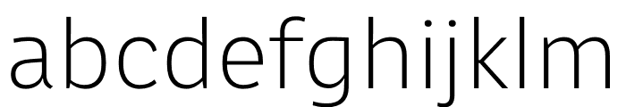 NeutronicHangeul Compressed Extralight Font LOWERCASE