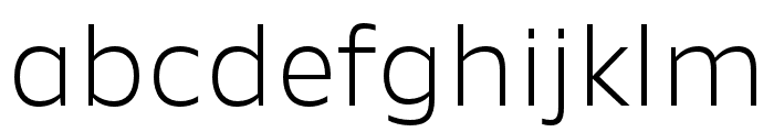 New Nord Extralight Font LOWERCASE