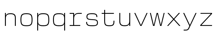 New Science Mono Thin Font LOWERCASE