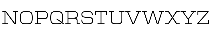 New Science Serif Light Font UPPERCASE