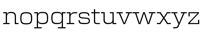 New Science Serif Light Font LOWERCASE