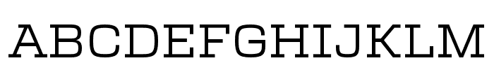 New Science Serif Regular Font UPPERCASE