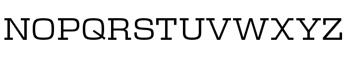 New Science Serif Regular Font UPPERCASE
