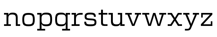 New Science Serif Regular Font LOWERCASE