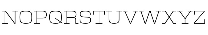 New Science Serif Thin Font UPPERCASE