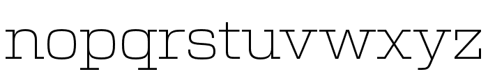 New Science Serif Thin Font LOWERCASE