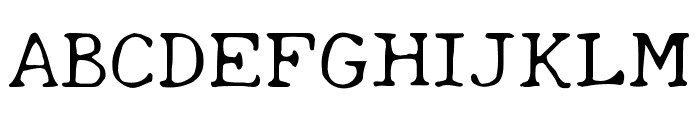 New Tegomin Regular Font UPPERCASE