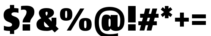 Newbery Sans Pro Cd ExtraBold Font OTHER CHARS