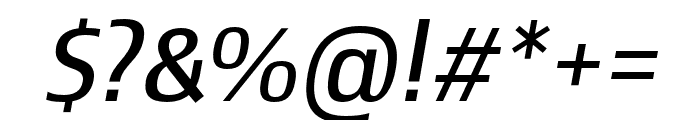Newbery Sans Pro Cd Regular It Font OTHER CHARS