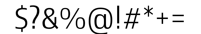 Newbery Sans Pro Light Font OTHER CHARS