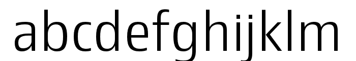 Newbery Sans Pro Light Font LOWERCASE