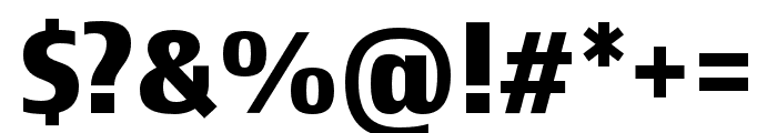Newbery Sans Pro Xp Bold Font OTHER CHARS